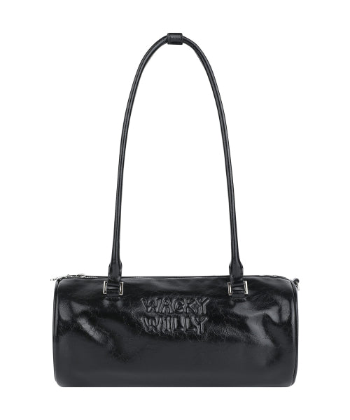 LILY VOLUME HANDLE BARREL BAG #GISELLE同款! - 3 COLORS BLACK