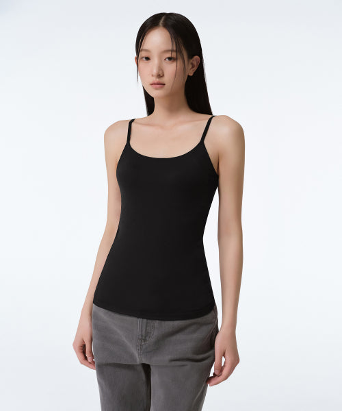 WOMENS BRA CAMISOLE #韓韶禧同款! - 3 COLORS BLACK