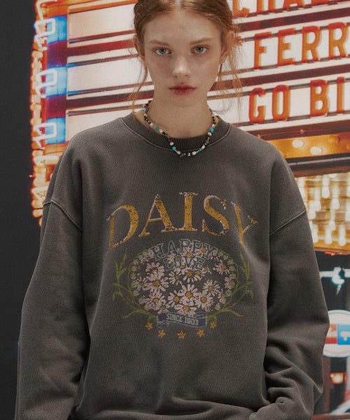 DAY PIGMENT SWEATSHIRT SMOKE BLACK