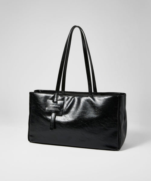 ANNA COMPACT MEDIUM SHOULDER BAG - 3 COLORS BLACK