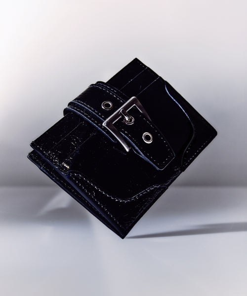 BUCKLE BRIDGE POCKET LEOPARD - 3 COLORS BLACK