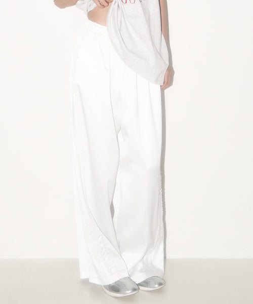 LACE LINE PANTS BLACK - 2 COLORS WHITE