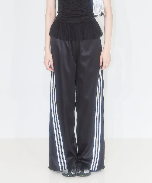 LACE LINE PANTS BLACK - 2 COLORS BLACK