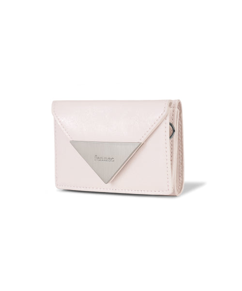 CRINKLE TRIANGLE TRIPLE WALLET BLOSSOM AS SHOWN