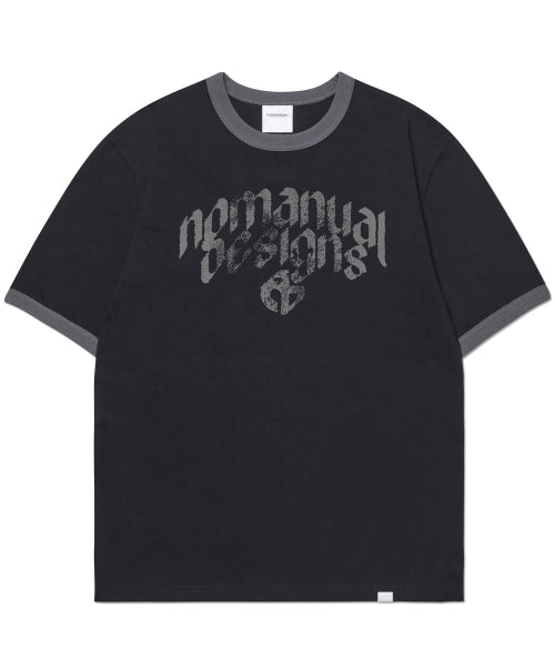 N.D RINGER T-SHIRT - BLACK - 2 COLORS