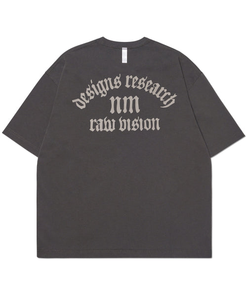 R.V ARCH LOGO T-SHIRT - BLACK - 4 COLORS