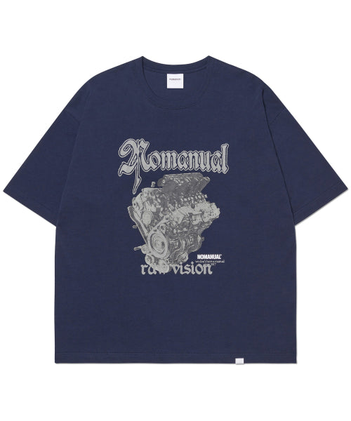 NM ENGINE T-SHIRT - BLACK - 4 COLORS