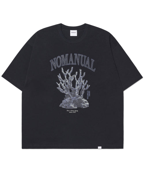 METAL CORAL REEF T-SHIRT - BLACK - 3 COLORS
