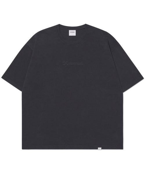 EMBROIDERED LOGO T-SHIRT - WASHED NAVY - 3 COLORS