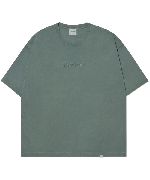 EMBROIDERED LOGO T-SHIRT - WASHED NAVY - 3 COLORS