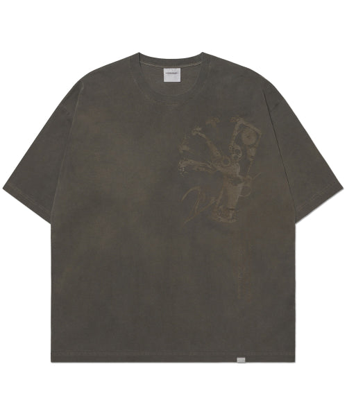 GEAR MANUAL GRAPHIC T-SHIRT - WASHED BLACK - 2 COLORS