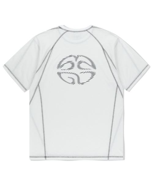 CURVED STITCH TEE - 2 COLORS