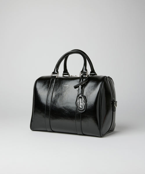 DEFT BOSTON TOTE CROSSBODY BAG - 2 COLORS BLACK