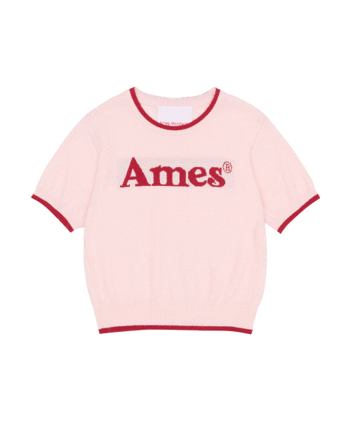 BASIC LOGO KNIT - 2 COLORS PINK