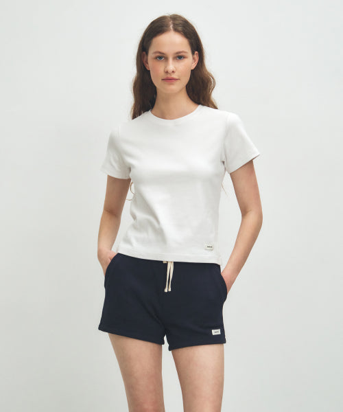 W BASIC TEE - 4 COLORS WHITE