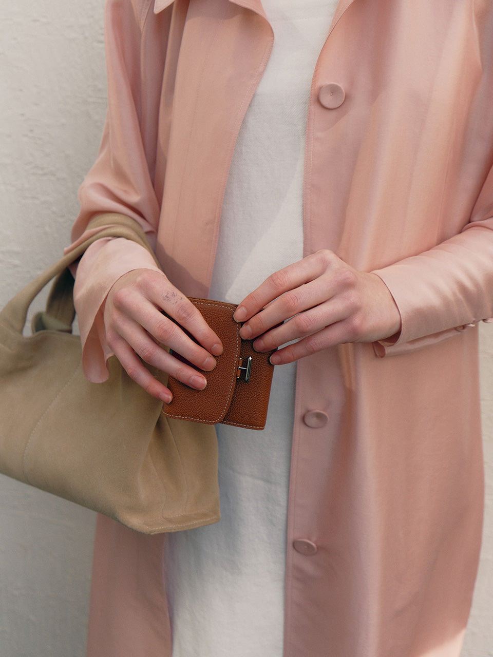 SELENA HALF WALLET CAMEL