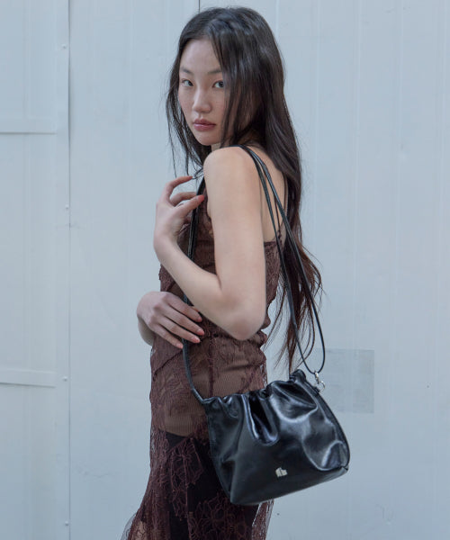 CRINKLE BUCKET BAG - 3 COLORS