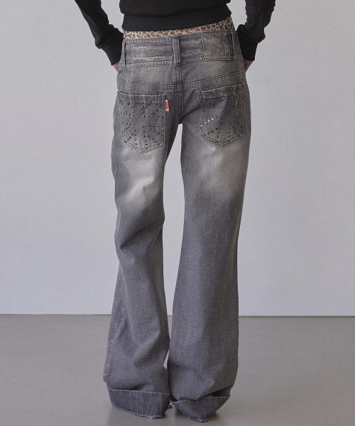UNION JACK ENGINEERED DENIM WASHED GREY