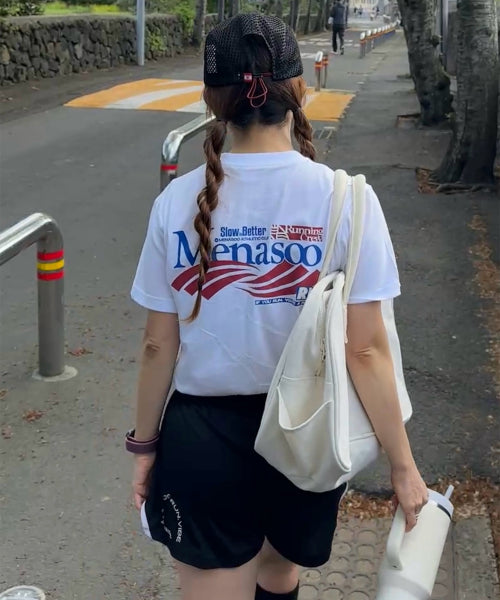 TWIST TRACK T SHIRT - 4 COLORS WHITE