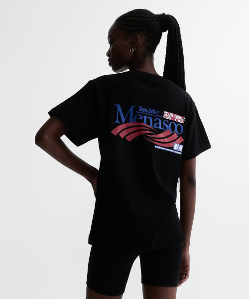 TWIST TRACK T SHIRT - 4 COLORS BLACK