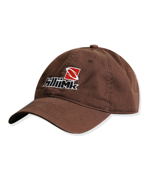 SQUARE LOGO BALL CAP - 2 COLORS BROWN