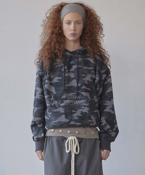 SWEETS BELLY CAMO HOODIE - 2 COLORS CHARCOAL