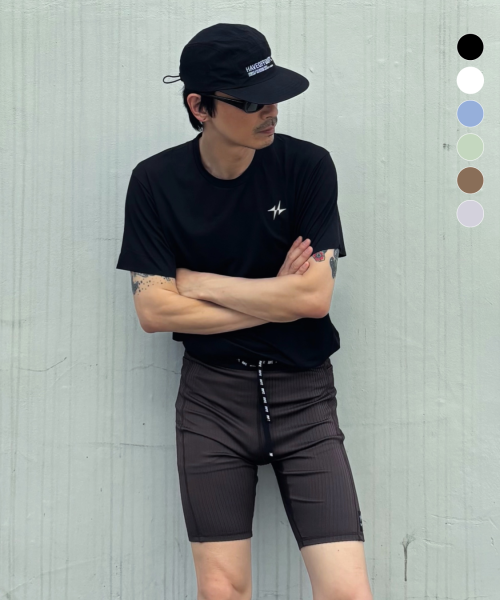 MICRO MESH PERFORMANCE RUNNING SHORT SLEEVE T-SHIRT - 6 COLORS BLACK
