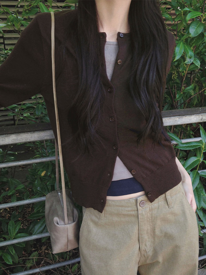 MER SOFT STANDARD-FIT CARDIGAN - 4 COLORS