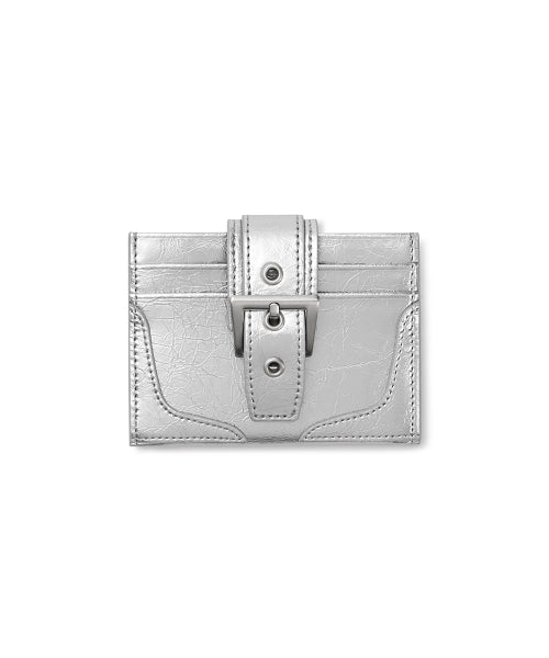 BUCKLE BRIDGE POCKET LEOPARD - 3 COLORS SILVER
