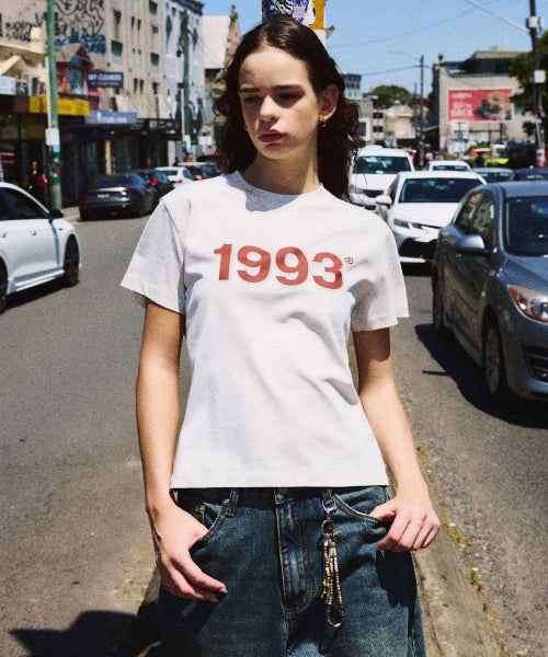 1993 BIG LOGO REGULAR FIT T-SHIRT - 5 COLORS BEIGE