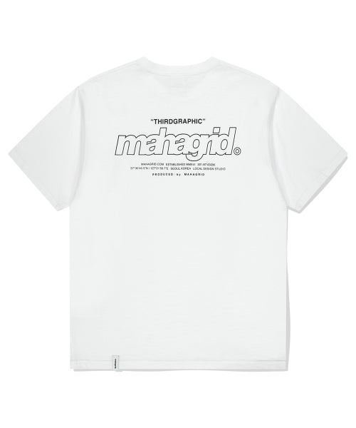 BACK THIRD LOGO TEE - 4 COLORS