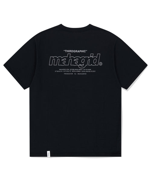 BACK THIRD LOGO TEE - 4 COLORS