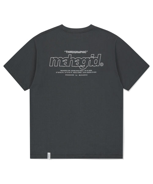 BACK THIRD LOGO TEE - 4 COLORS