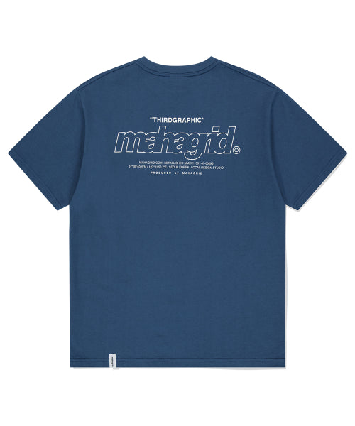 BACK THIRD LOGO TEE - 4 COLORS
