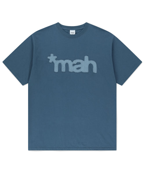MAH CUT OFF APPLIQUE TEE - 3 COLORS