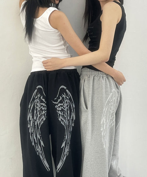 VINTAGE PANTS F25QD819 - 4 COLORS BLACK