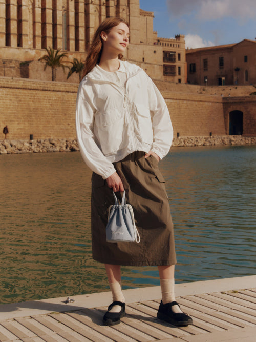 LEISA CAMPING SKIRT - 2 COLORS KHAKI