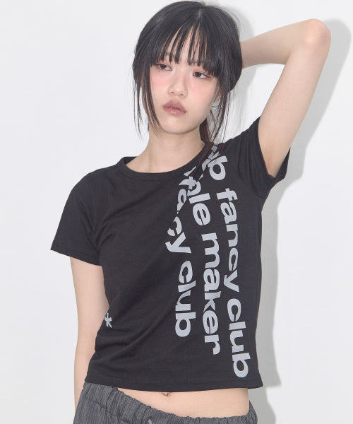 CROP F25QB103 - 3 COLORS BLACK