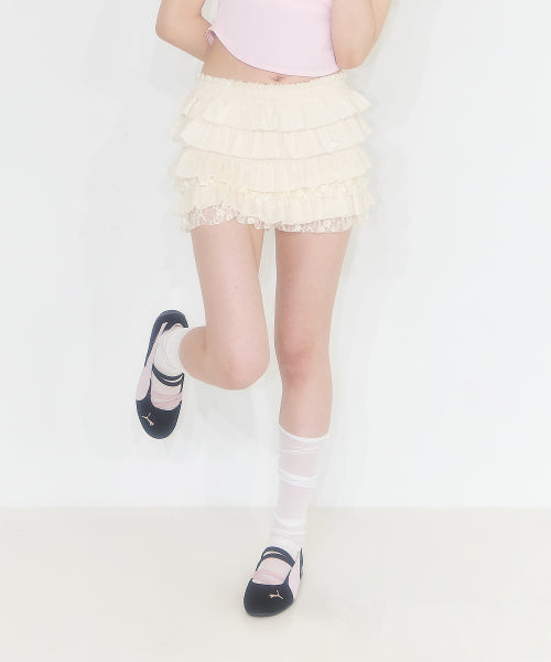SKIRT PANTS IVORY - 2 COLORS IVORY