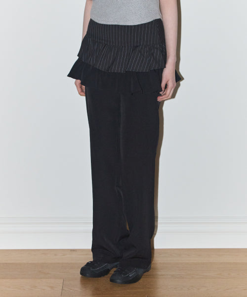 SKIRT PANTS BLACK BLACK