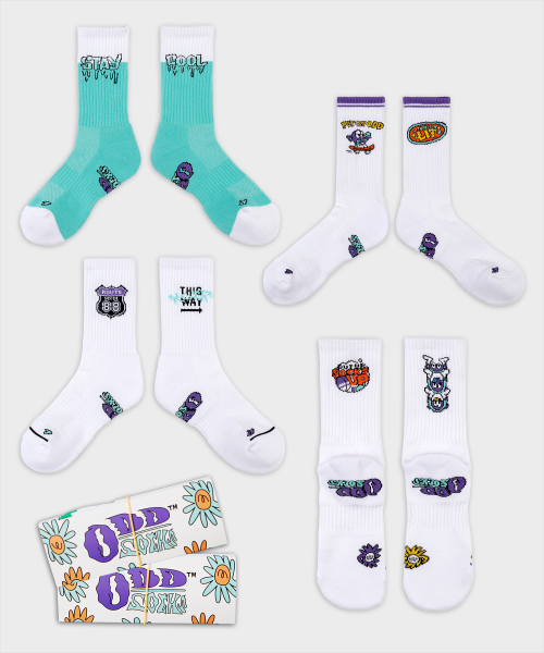 2-PACK COOLMAX STREET CREW SOCKS AS SHOWN