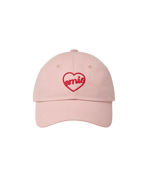 HEART BALL CAP - 3 COLORS PINK