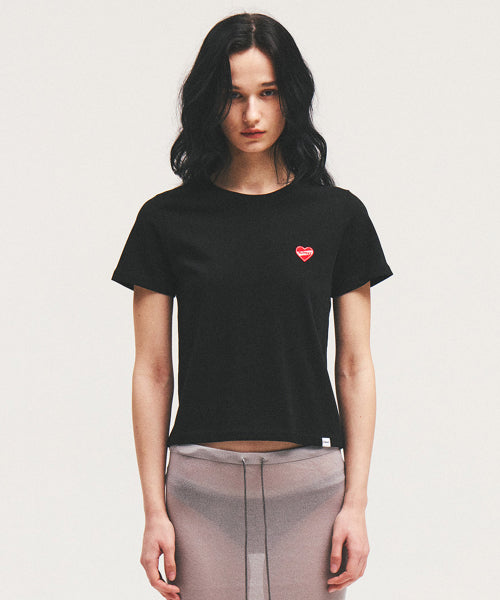 KIMS HEART SYMBOL TEE BLACK