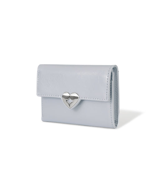 HEARTY FLAP WALLET MISTY LAVENDER