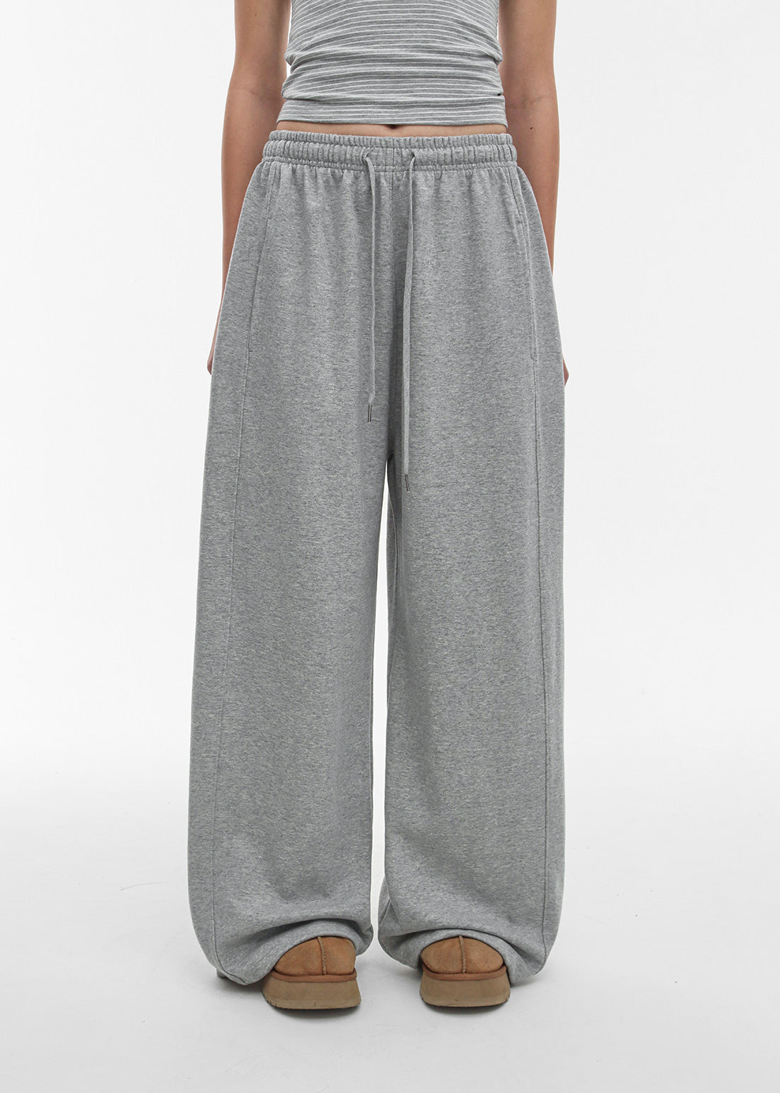 AIR SWEAT WIDE TWO-WAY BANDED PANTS - 7 COLORS 4