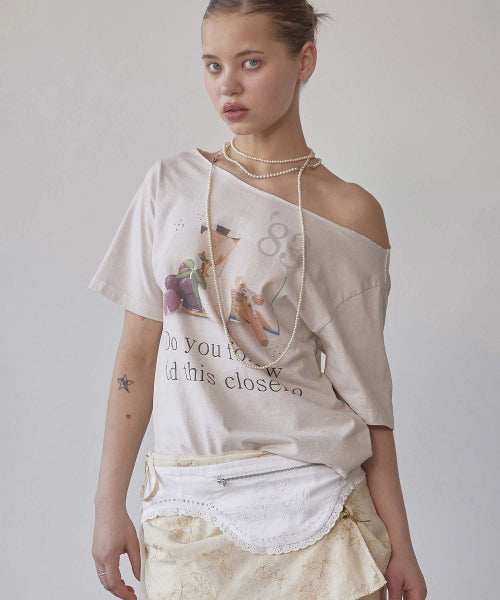 83 FAITH CUT OUT TEE WASHED - 3 COLORS WHITE