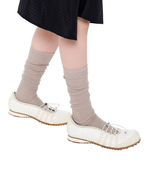 TIE MARYJANE SNEAKERS · - 2 COLORS BLACK