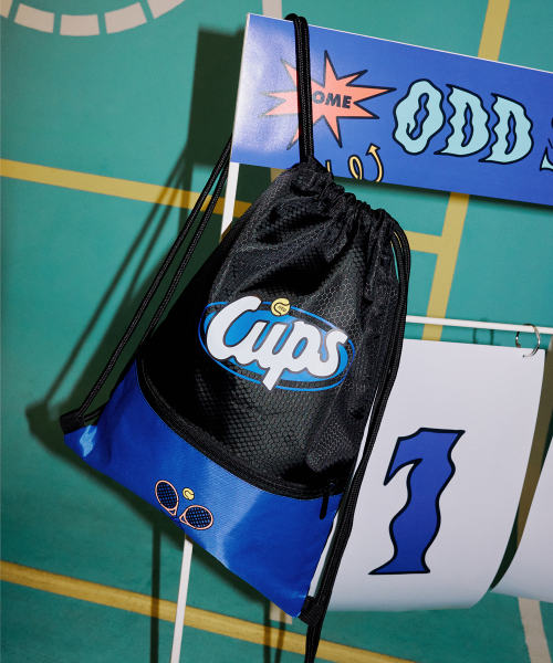 GYM SACK POCKET STRING BAG - CUPS AS SHOWN