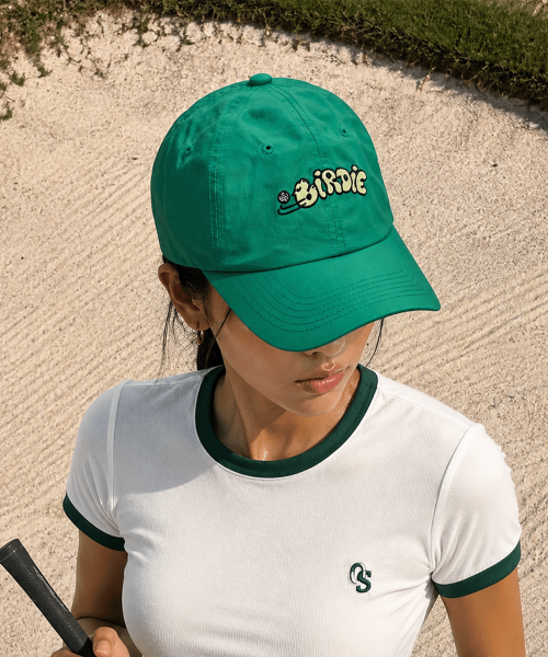 UV PROTECTION SUPPLEX BALL CAP - BIRDIE BIRDIE GREEN