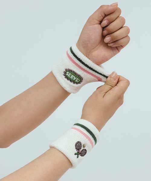 TENNIS SPORTS WRISTBAND 2PCS - SERVE AS SHOWN